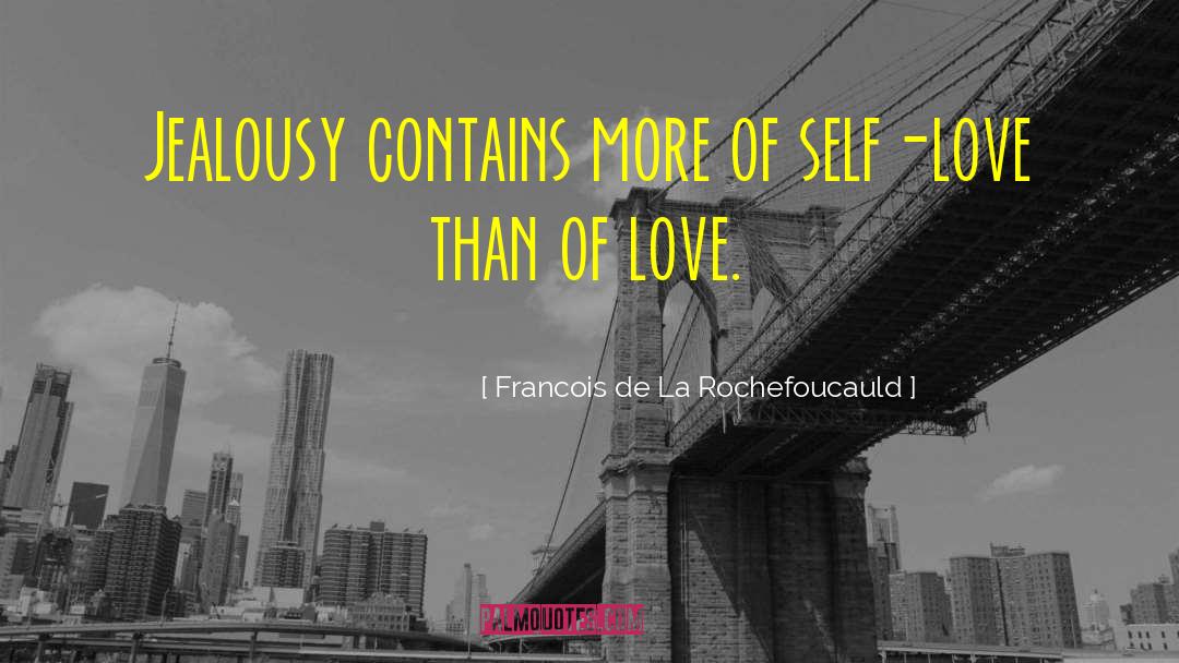 Love Jealousy quotes by Francois De La Rochefoucauld
