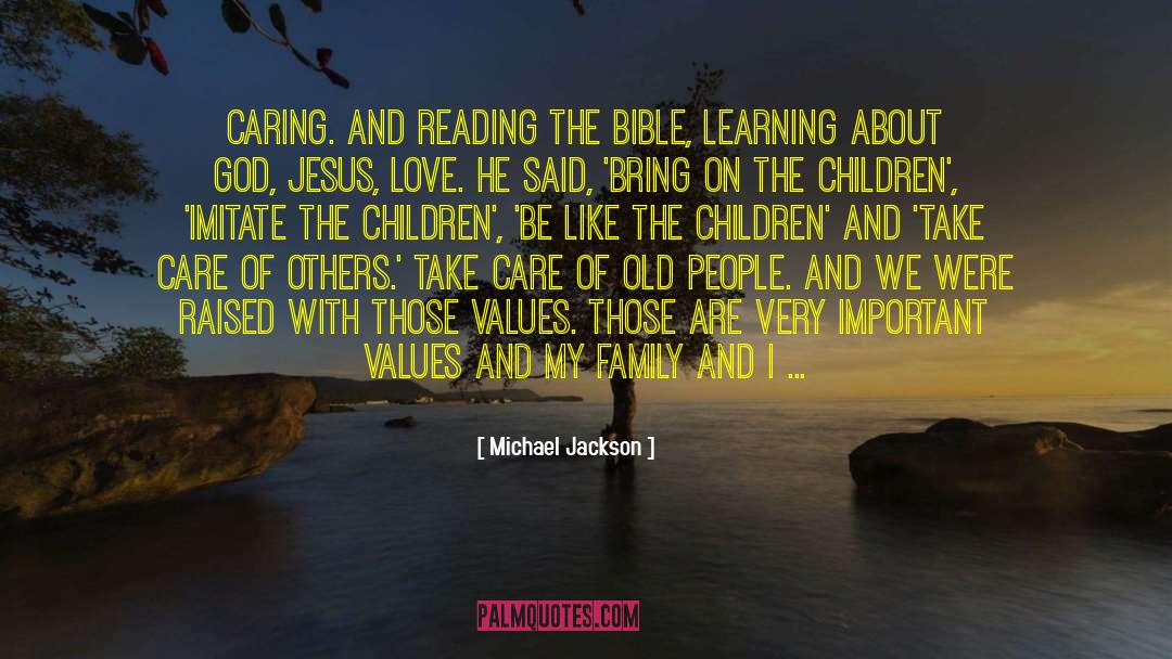 Love Jesus Bible quotes by Michael Jackson