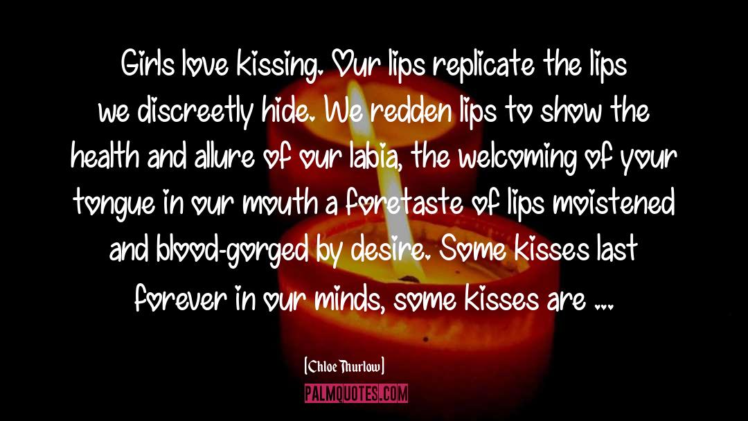 Love Kissing quotes by Chloe Thurlow