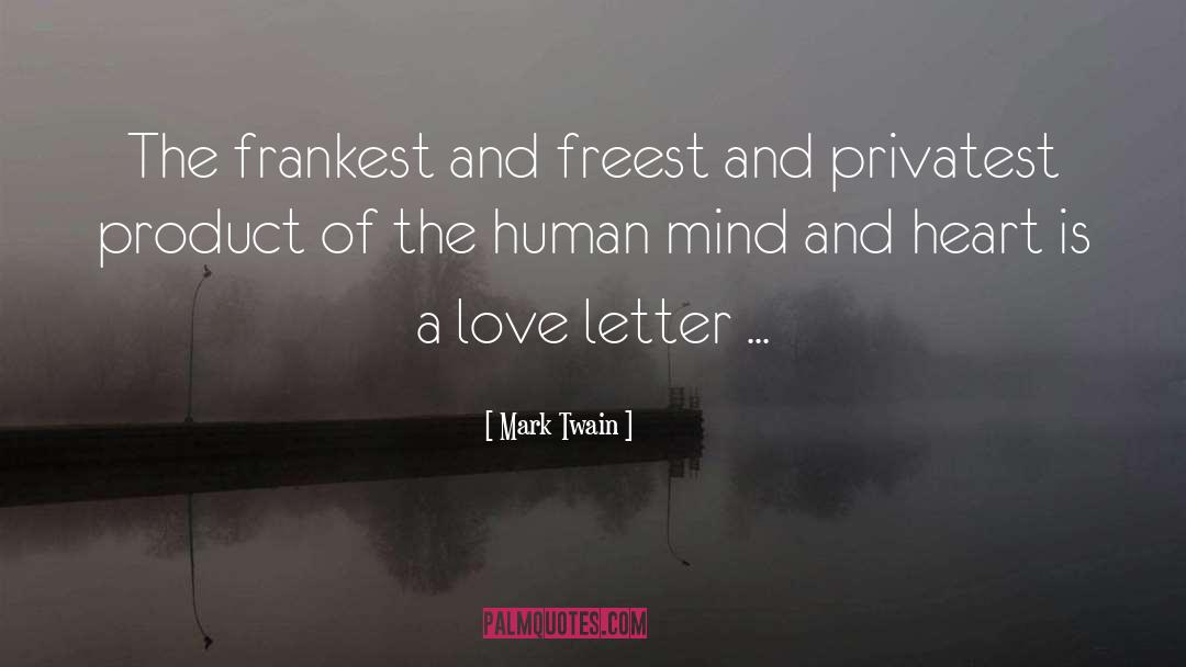 Love Letter quotes by Mark Twain