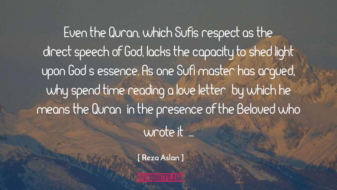 Love Letter quotes by Reza Aslan