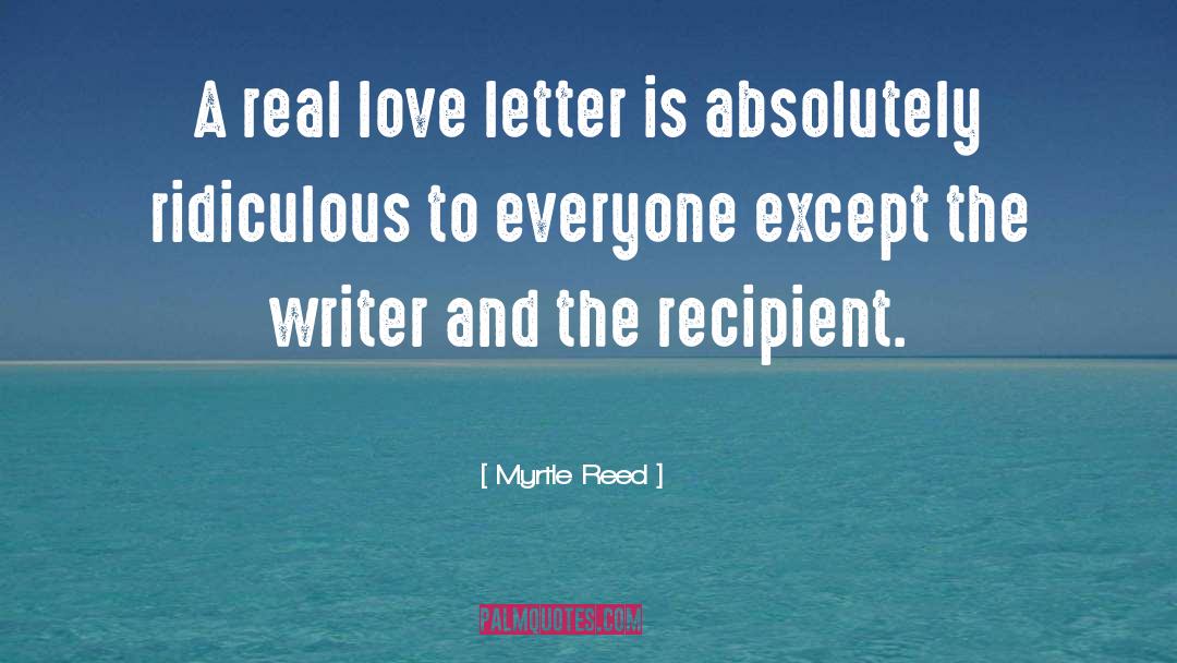 Love Letter quotes by Myrtle Reed