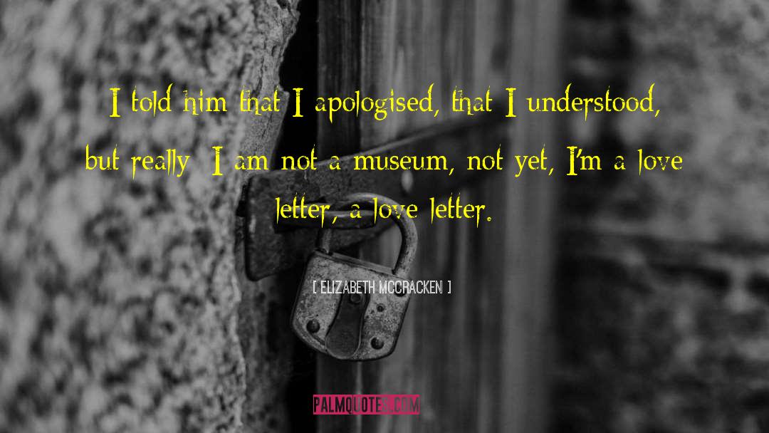 Love Letter quotes by Elizabeth McCracken
