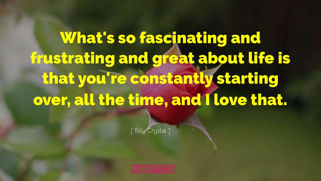 Love Life Live quotes by Billy Crystal