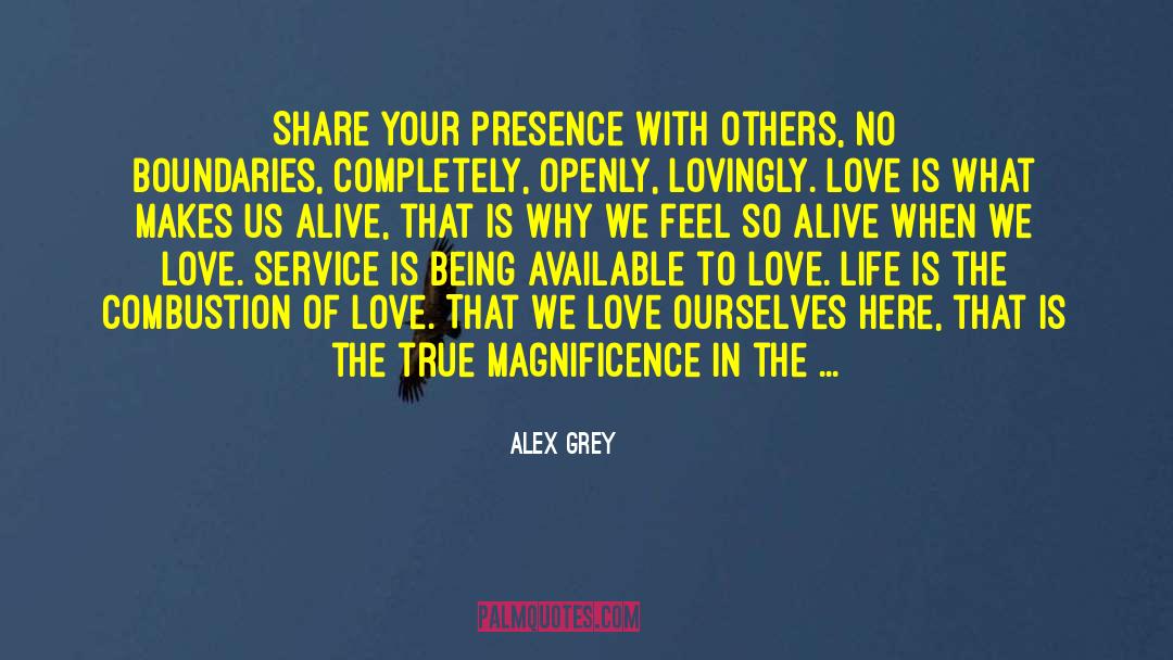 Love Life quotes by Alex Grey