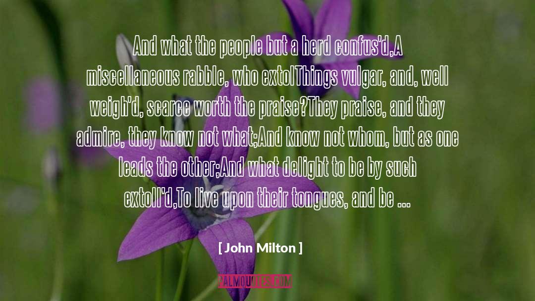 Love Live quotes by John Milton