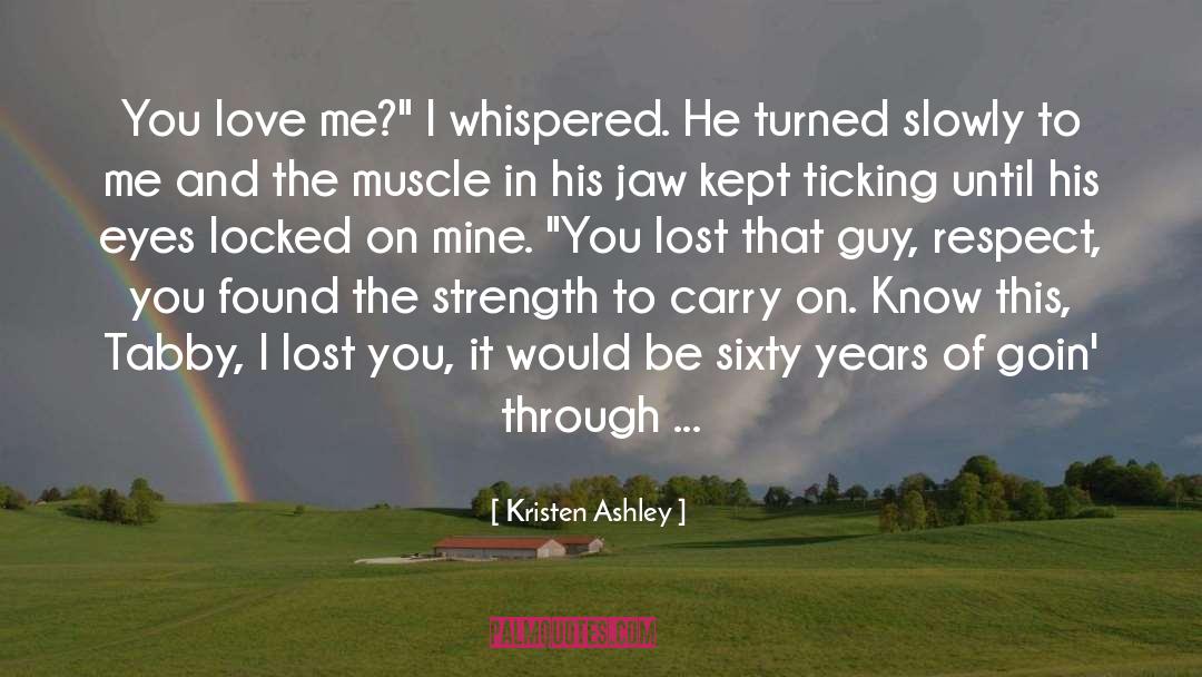 Love Locked On The Rock quotes by Kristen Ashley