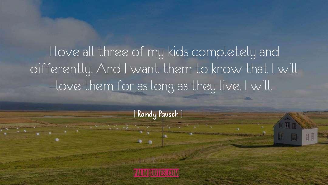 Love Loss quotes by Randy Pausch