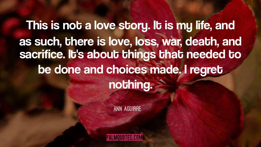 Love Loss quotes by Ann Aguirre