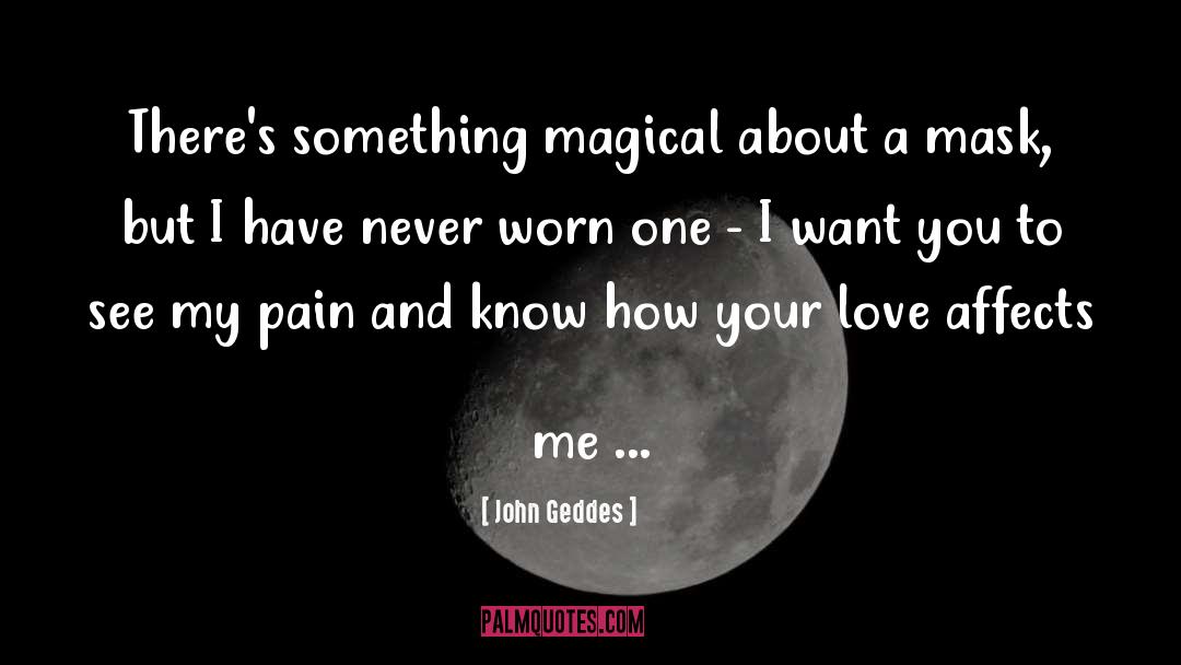 Love Lost quotes by John Geddes