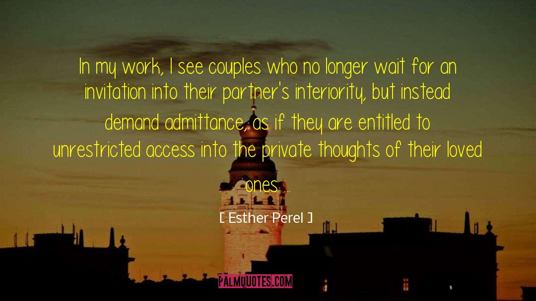 Love Marriage quotes by Esther Perel