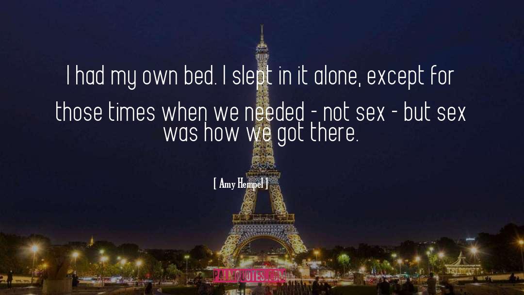 Love Marriage Sex Romance quotes by Amy Hempel