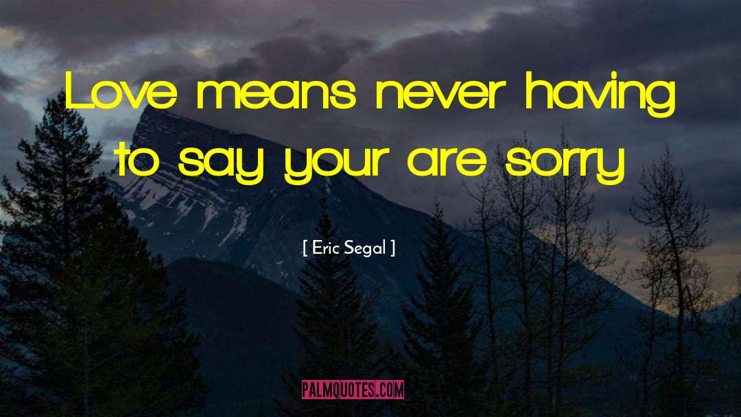 Love Measurement quotes by Eric Segal