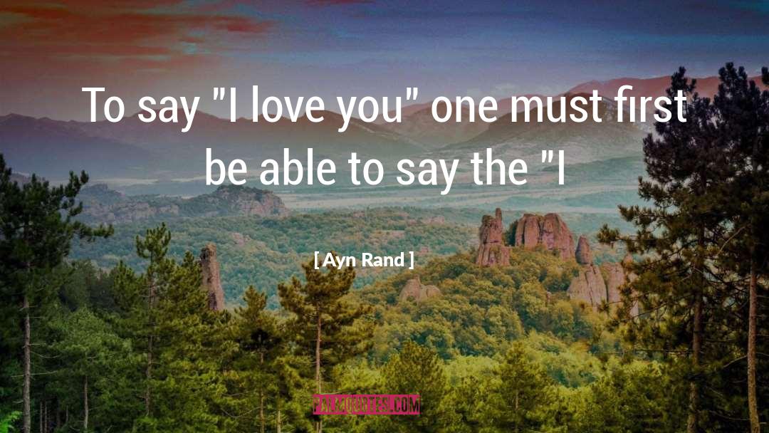 Love Medicine quotes by Ayn Rand