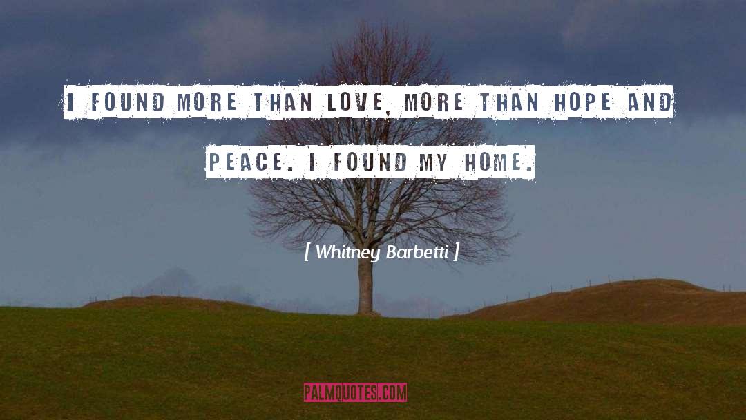 Love More quotes by Whitney Barbetti