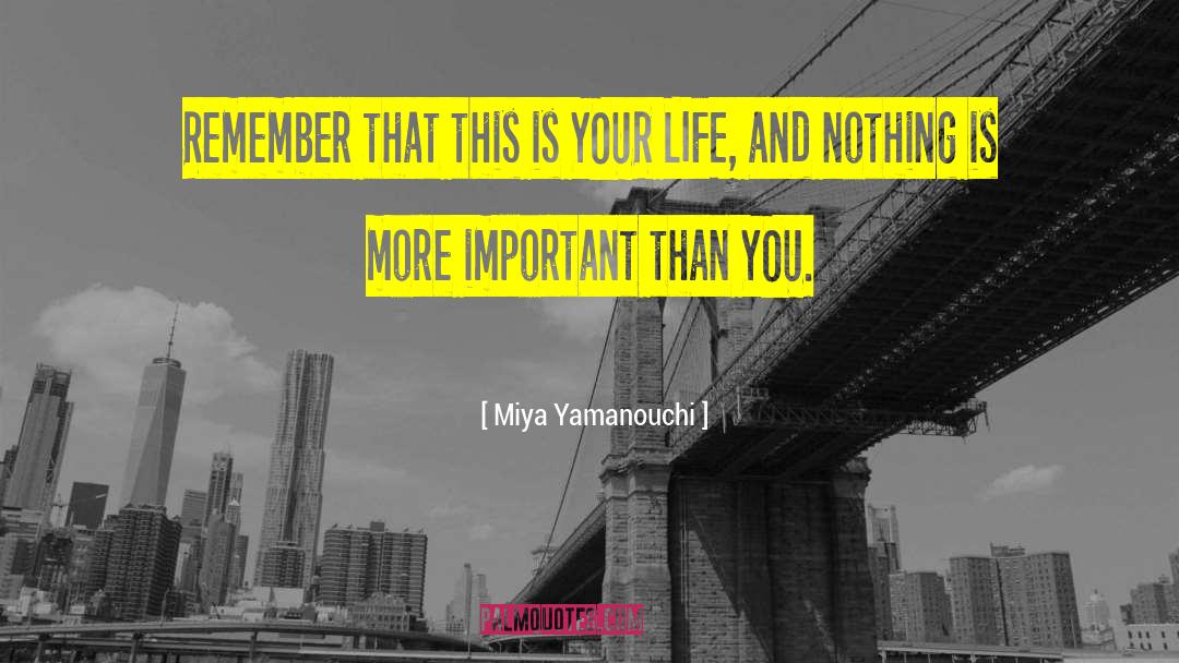 Love More Than You Receive quotes by Miya Yamanouchi