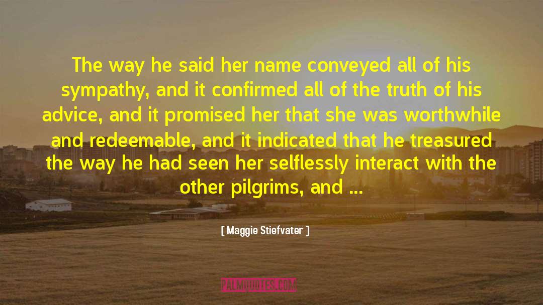 Love Names quotes by Maggie Stiefvater