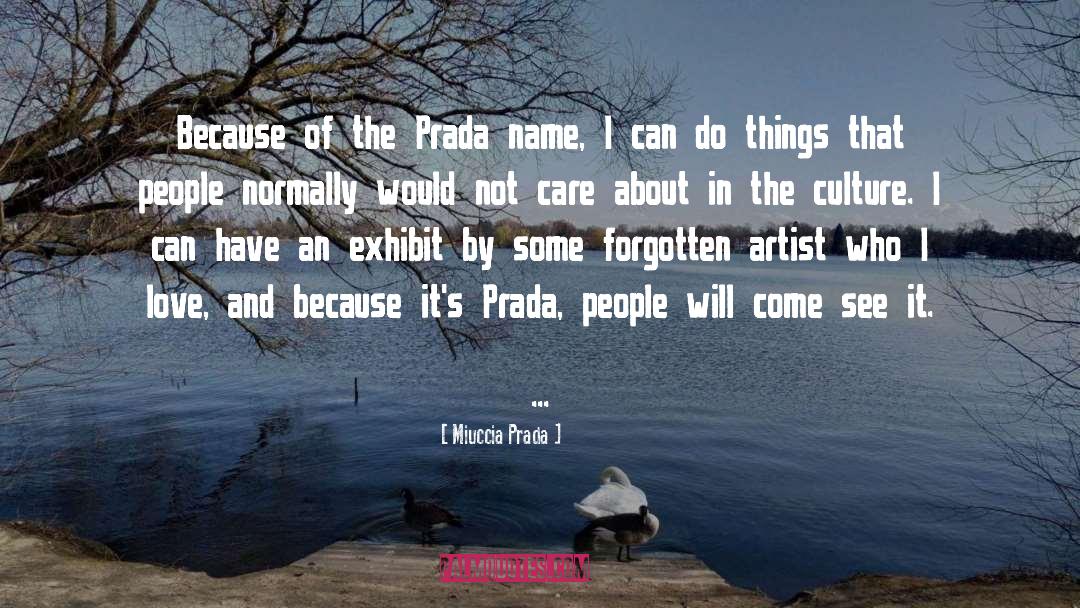 Love Not Because Of Beauty quotes by Miuccia Prada