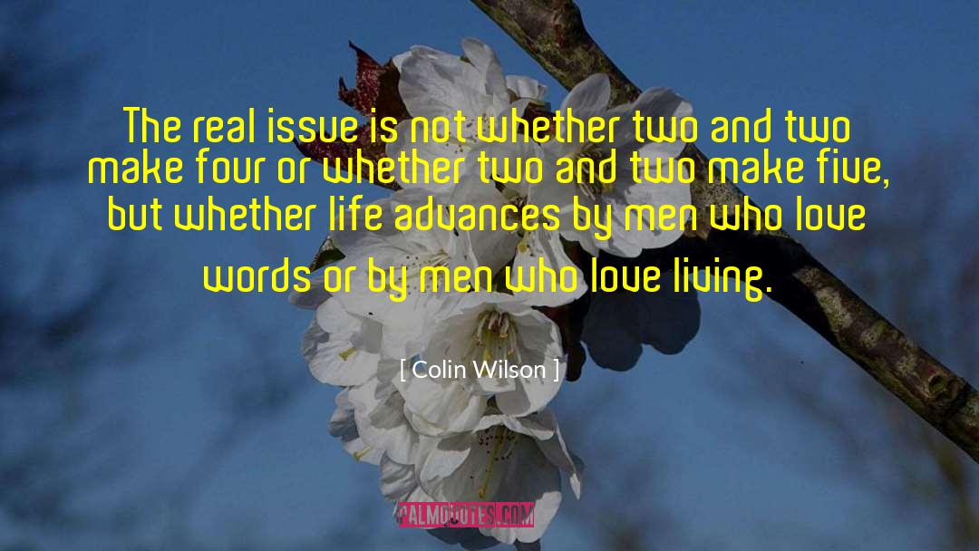 Love Novel quotes by Colin Wilson