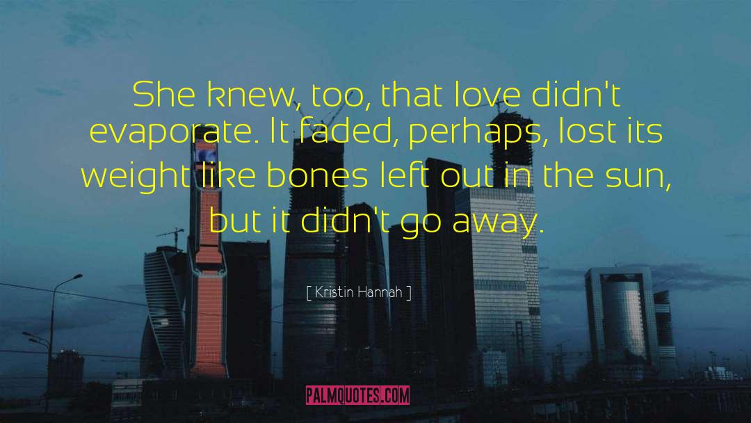 Love Novel quotes by Kristin Hannah