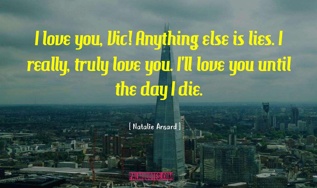 Love Novel quotes by Natalie Ansard