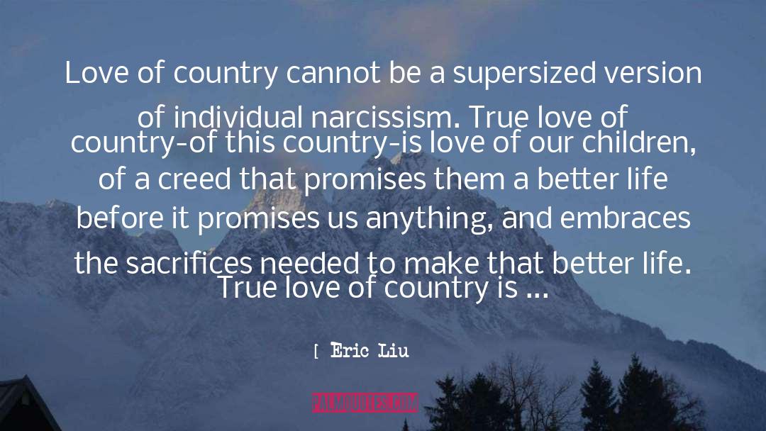 Love Of Country quotes by Eric Liu