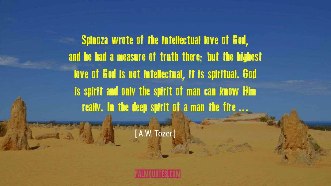 Love Of God quotes by A.W. Tozer