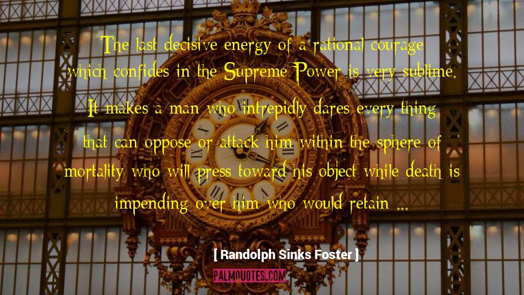 Love Of Power quotes by Randolph Sinks Foster