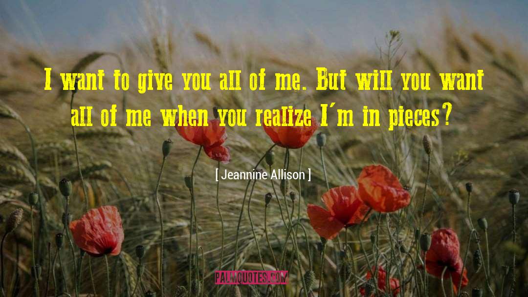 Love Of Self quotes by Jeannine Allison