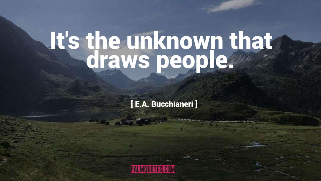 Love Of The Unknown quotes by E.A. Bucchianeri