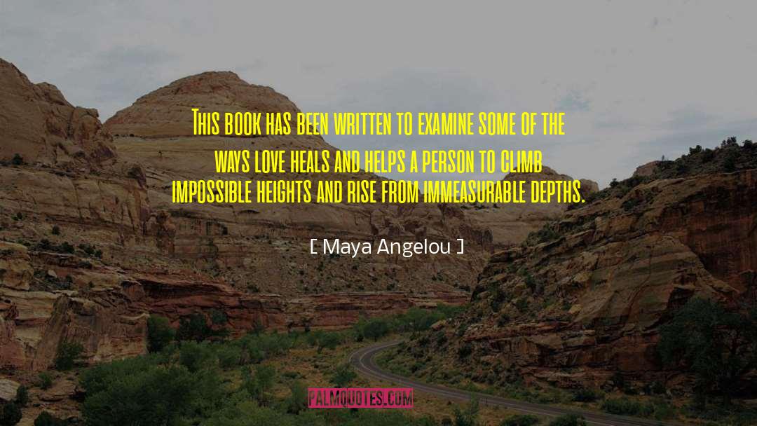 Love Of The Unknown quotes by Maya Angelou