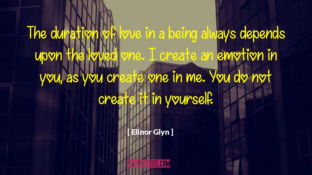 Love Of Writing quotes by Elinor Glyn