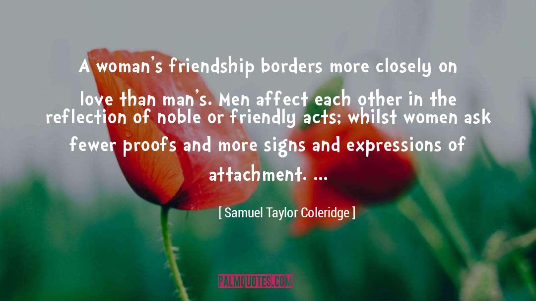 Love On Woman quotes by Samuel Taylor Coleridge