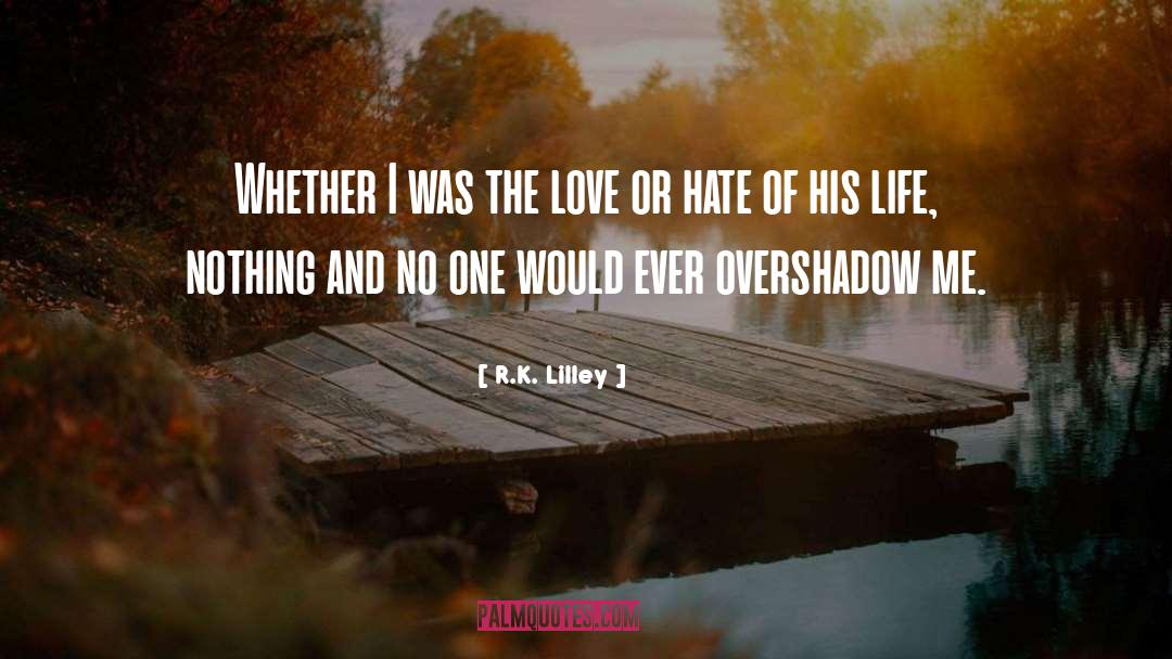 Love Or Hate quotes by R.K. Lilley