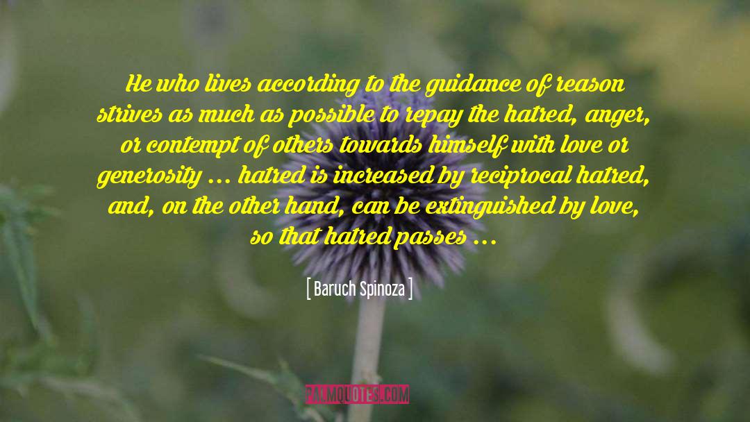 Love Passes quotes by Baruch Spinoza
