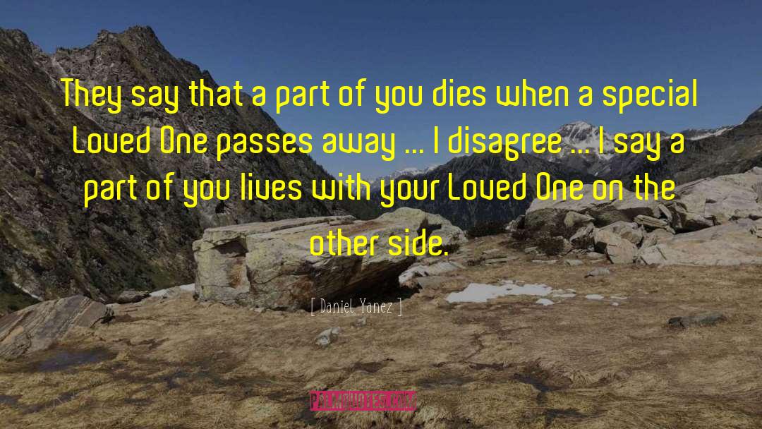 Love Passes quotes by Daniel Yanez