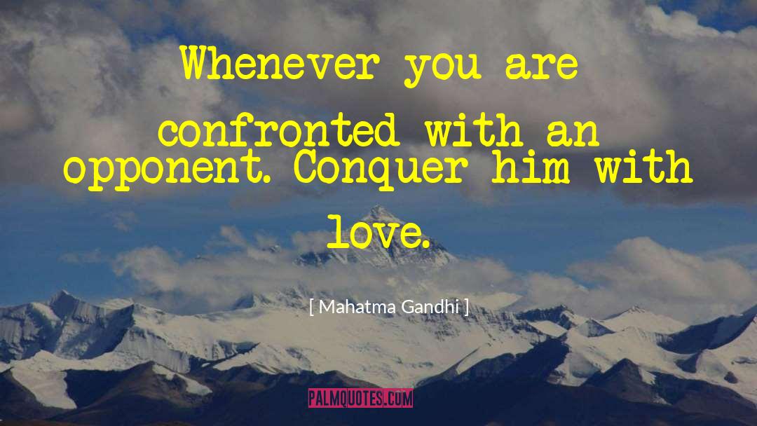 Love Peace quotes by Mahatma Gandhi