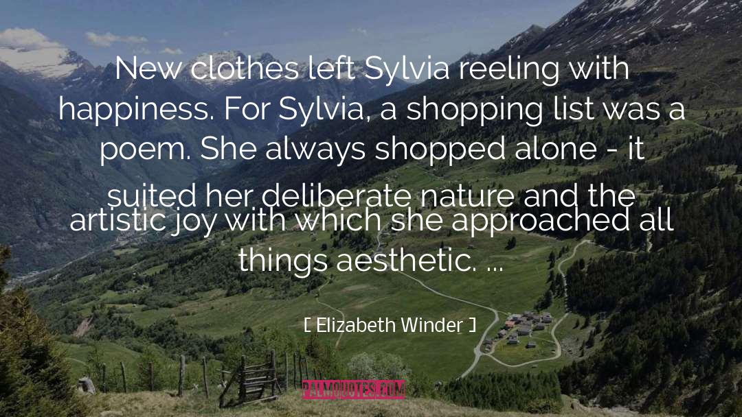 Love Poem For Her quotes by Elizabeth Winder