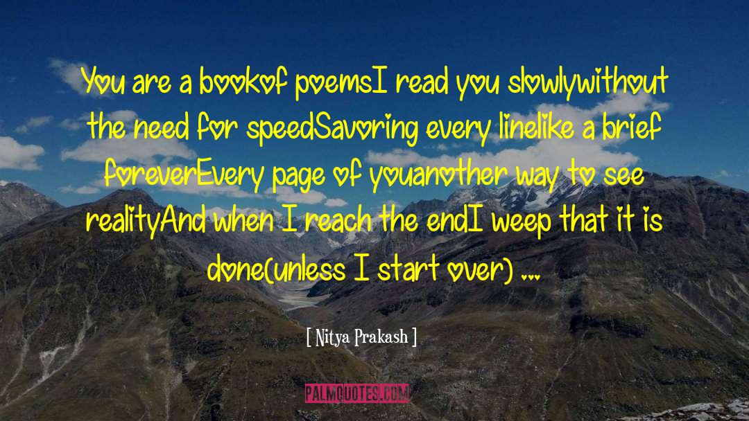 Love Poem quotes by Nitya Prakash