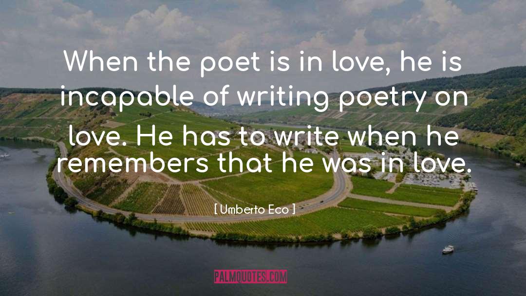 Love Poetry quotes by Umberto Eco