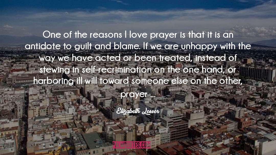 Love Prayer quotes by Elizabeth Lesser