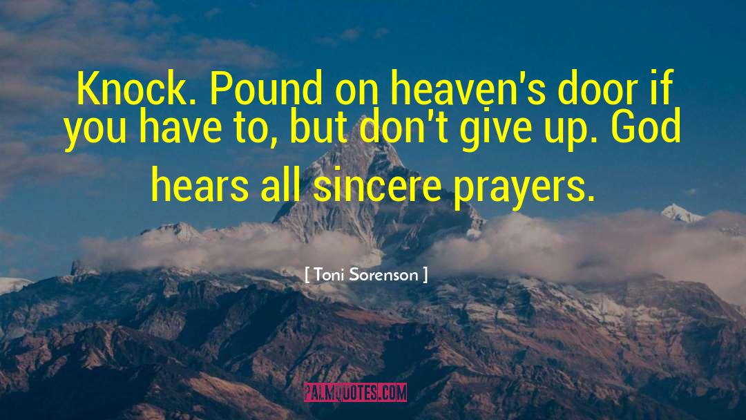 Love Prayer quotes by Toni Sorenson