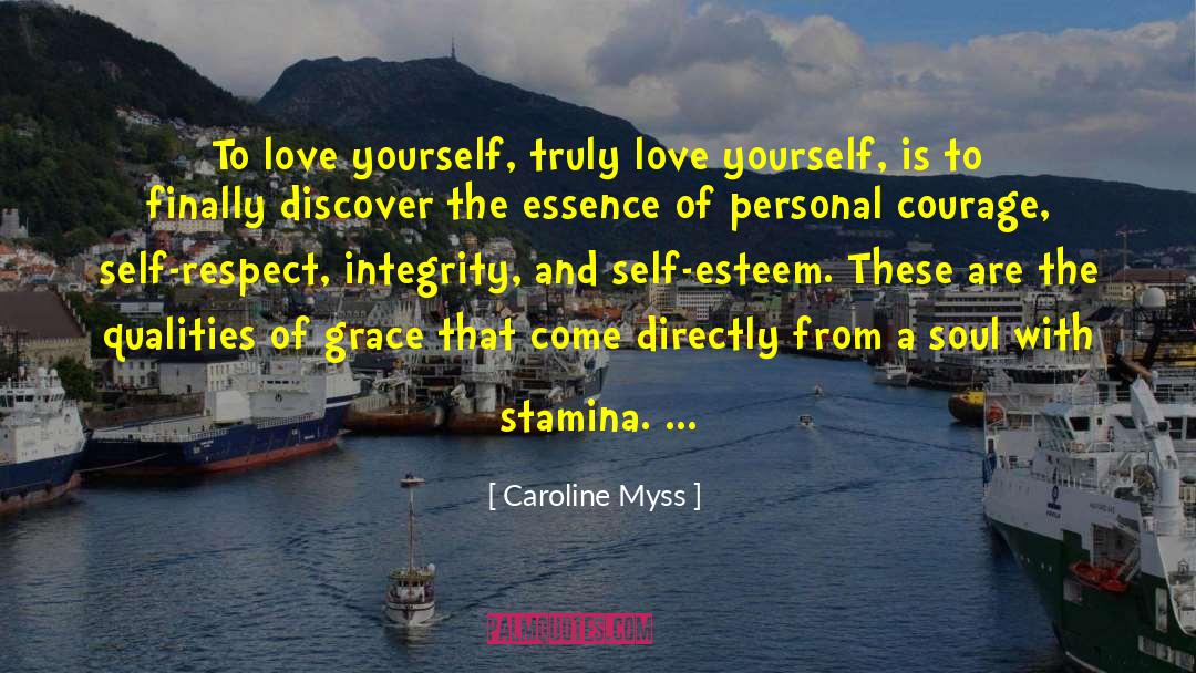 Love Quality Admiration quotes by Caroline Myss
