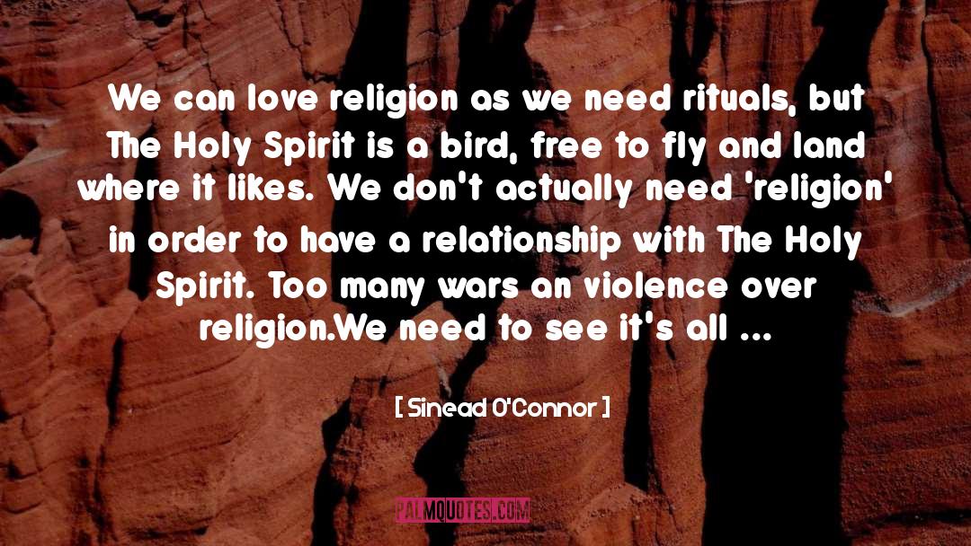 Love Religion quotes by Sinead O'Connor