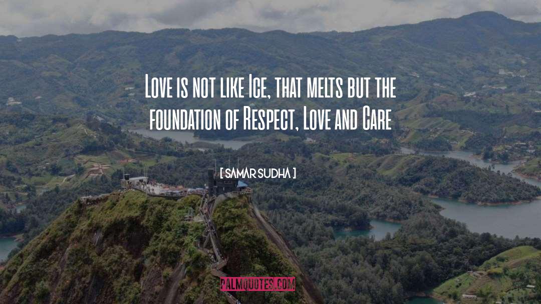 Love Respect quotes by Samar Sudha