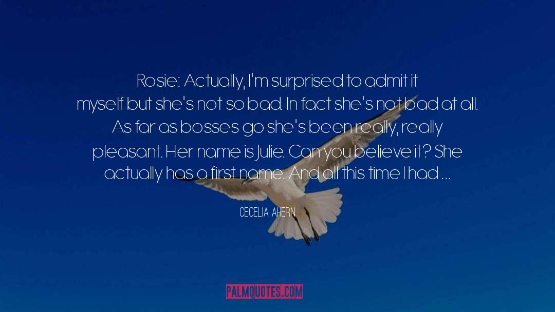 Love Rosie quotes by Cecelia Ahern