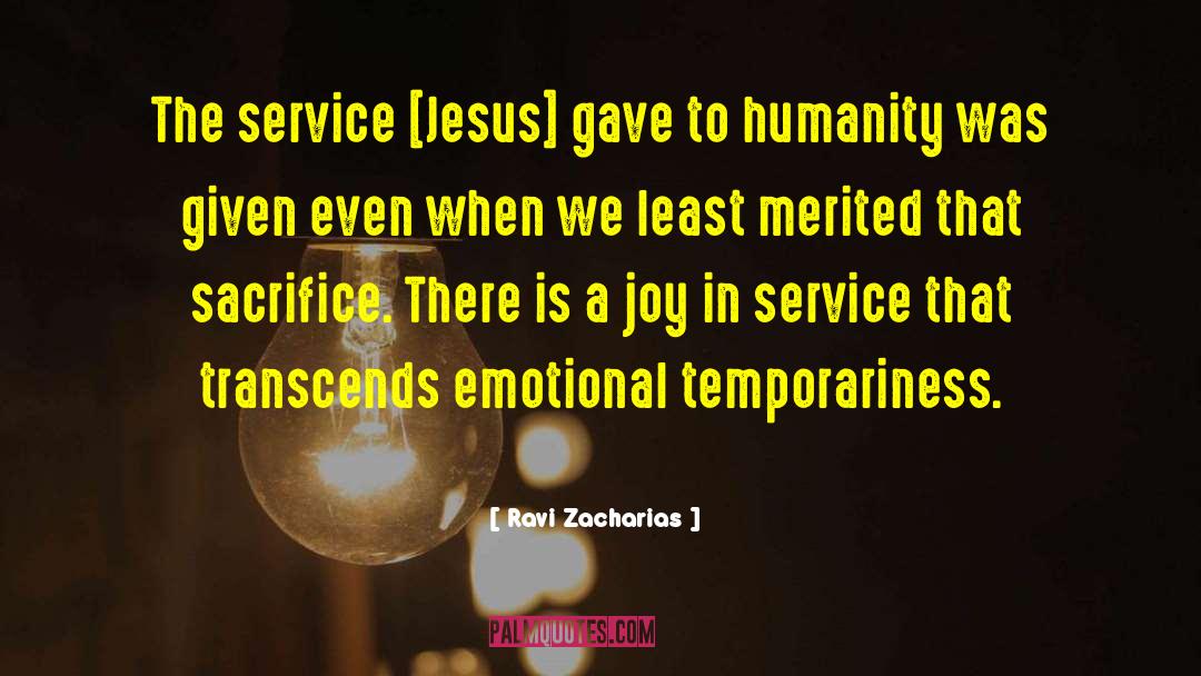 Love Sacrifice quotes by Ravi Zacharias