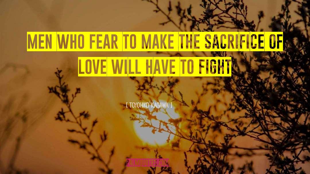 Love Sacrifice quotes by Toyohiko Kagawa