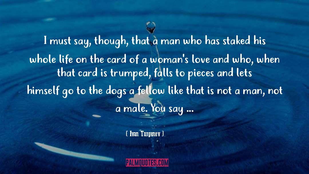 Love Saves quotes by Ivan Turgenev