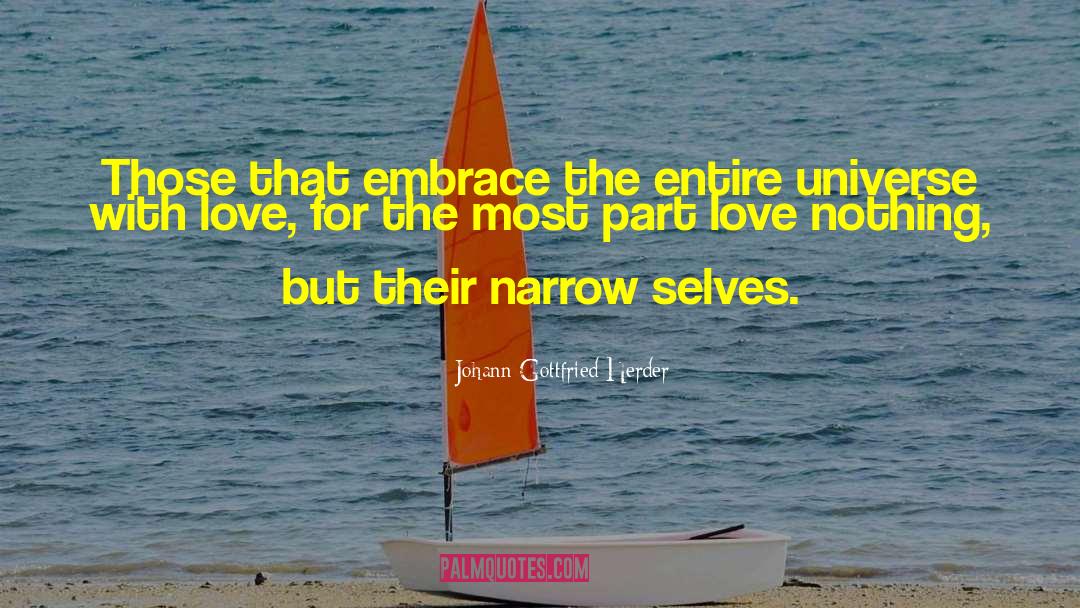 Love Self quotes by Johann Gottfried Herder